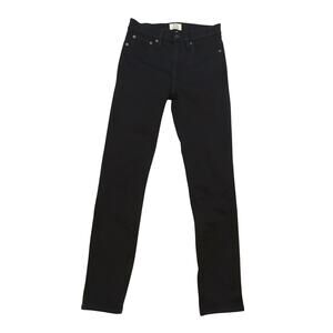 Black Skinny Jeans J Crew Trademark 9in High Rise Toothpick Womens Size 25